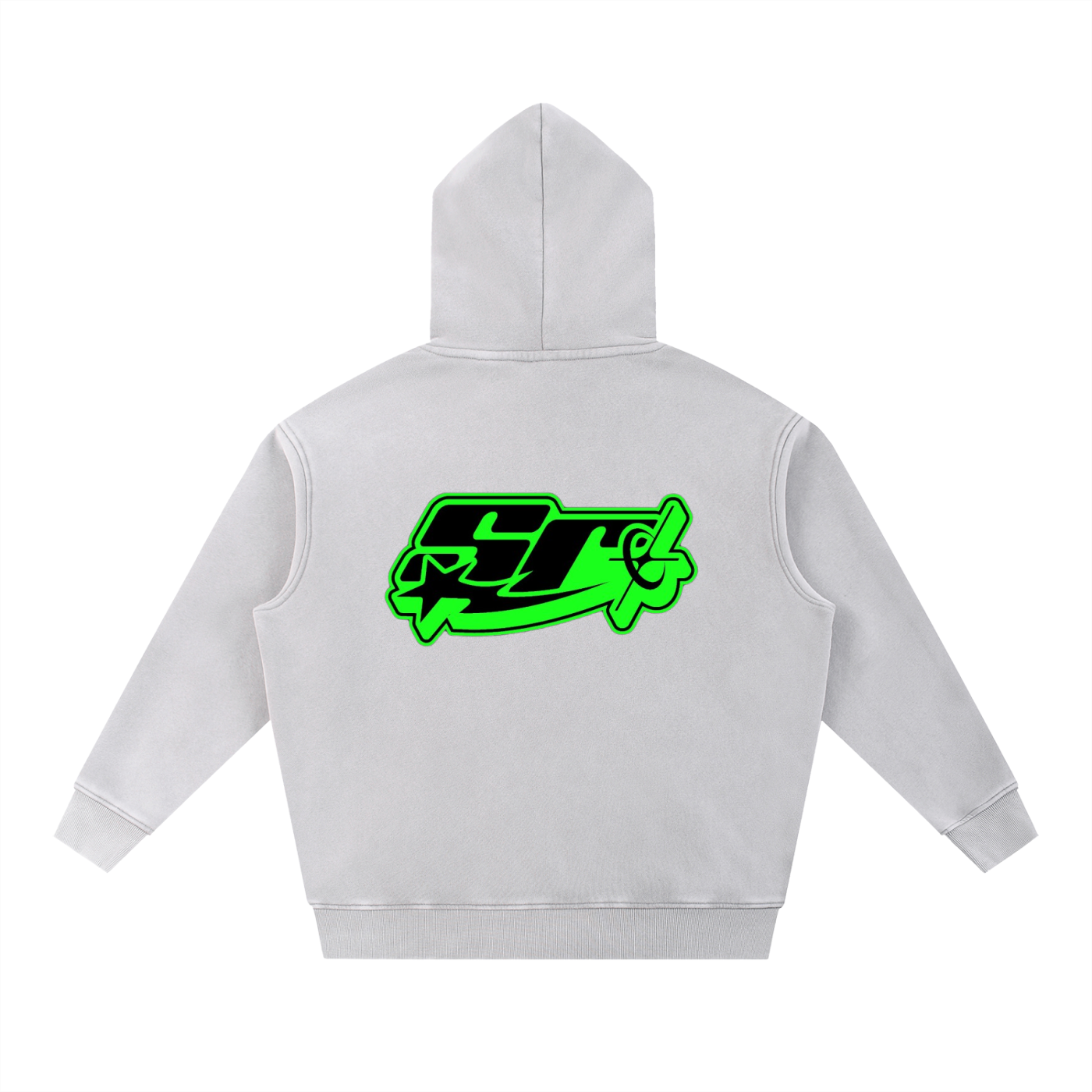 Snow Wash Fleece Oversize Hoodie