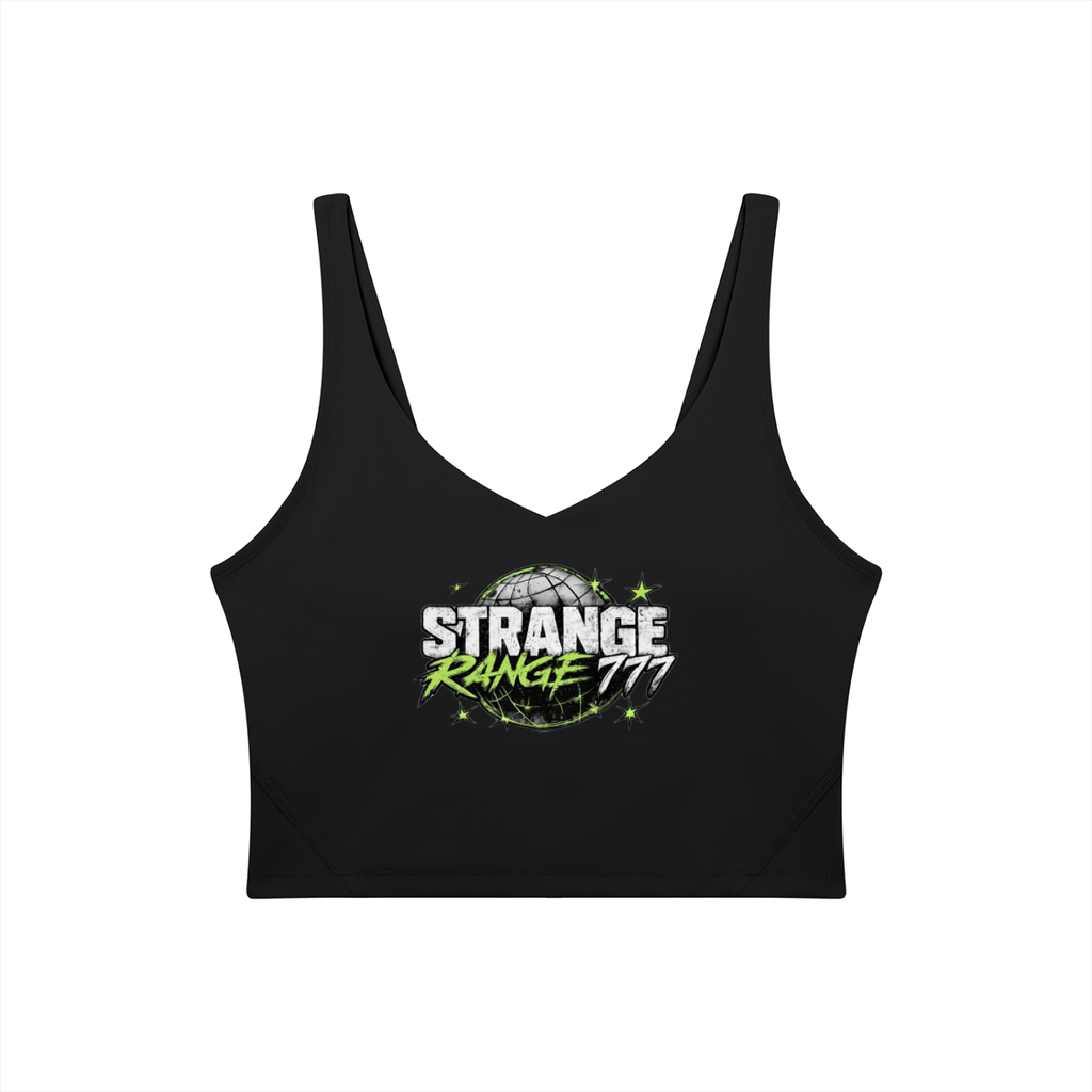 Strange Women's V-Neck Yoga Sports Bra