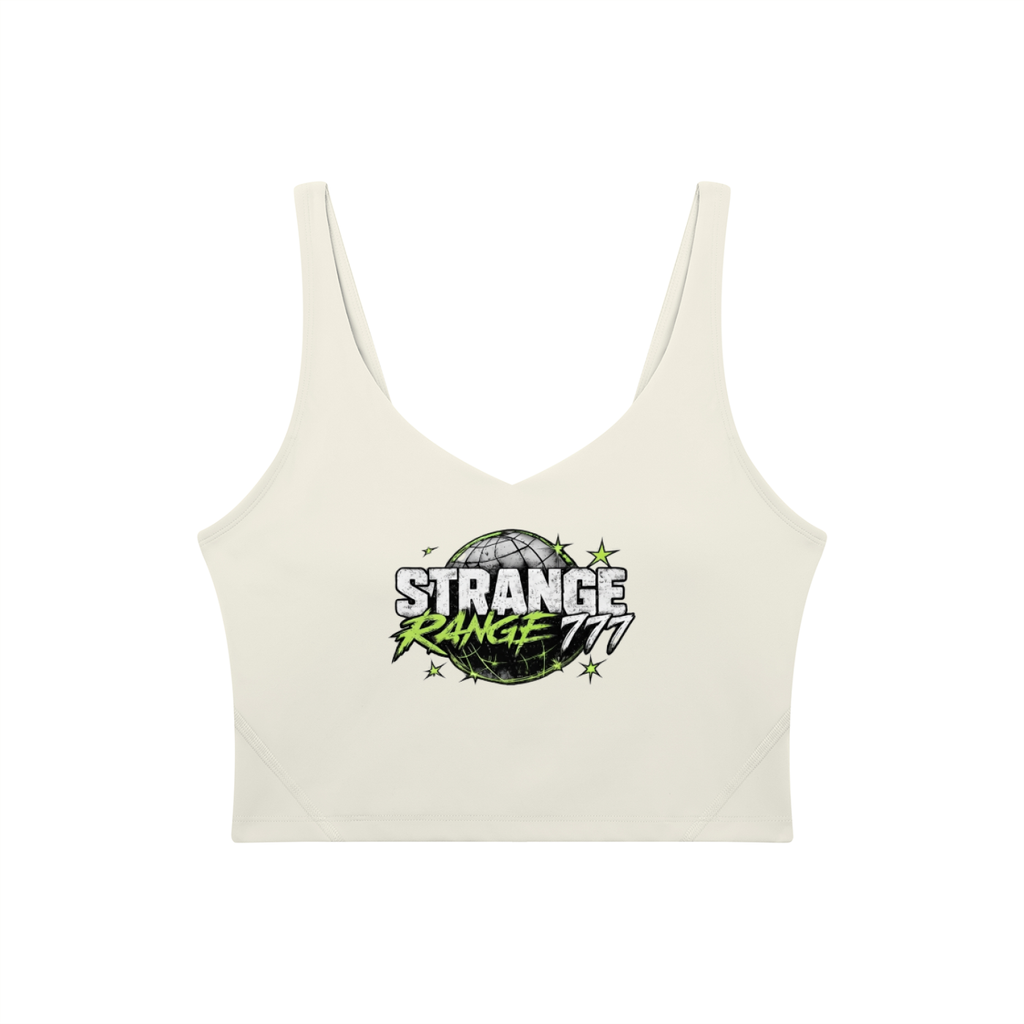 Strange Women's V-Neck Yoga Sports Bra