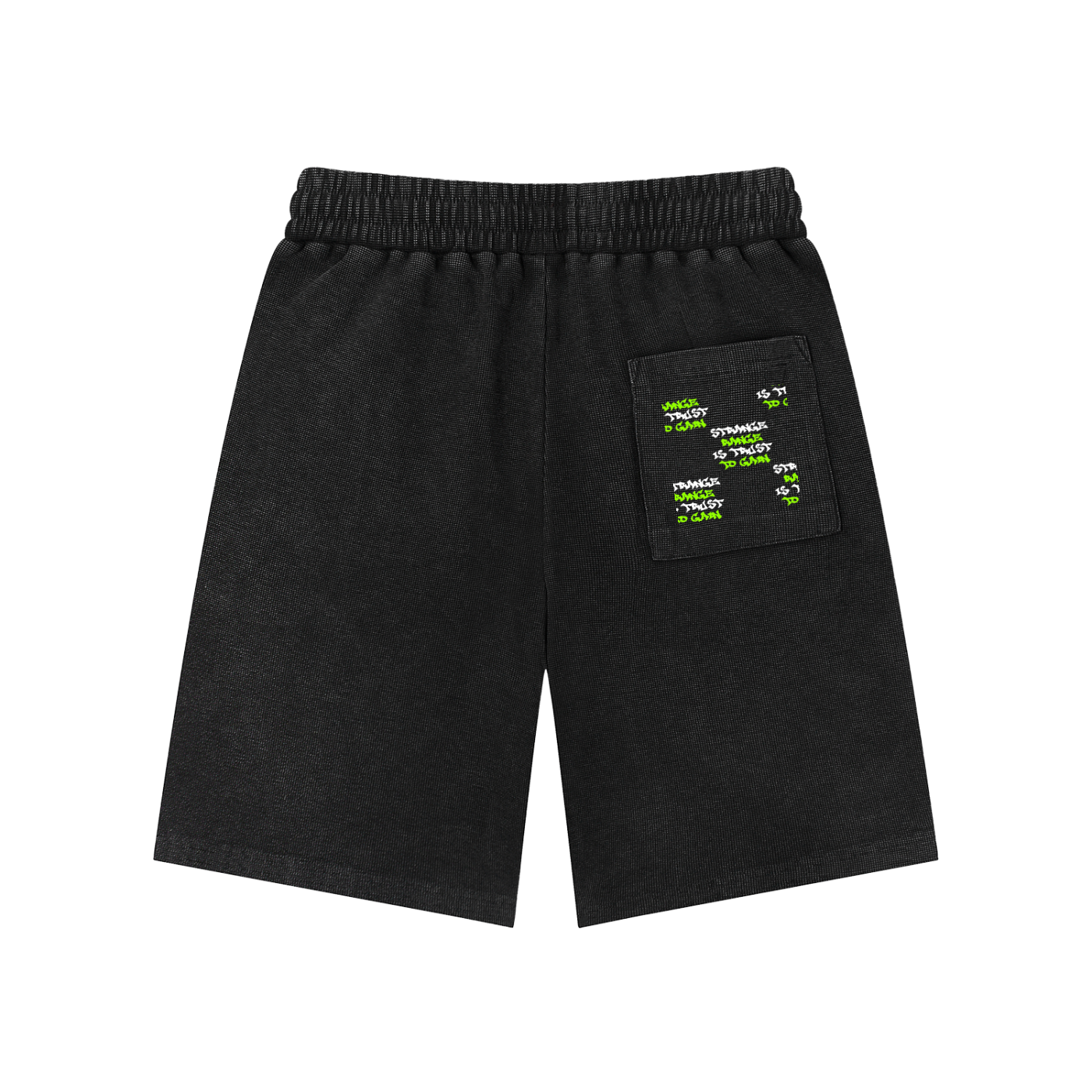 Mineral Wash Waffle Knit Shorts