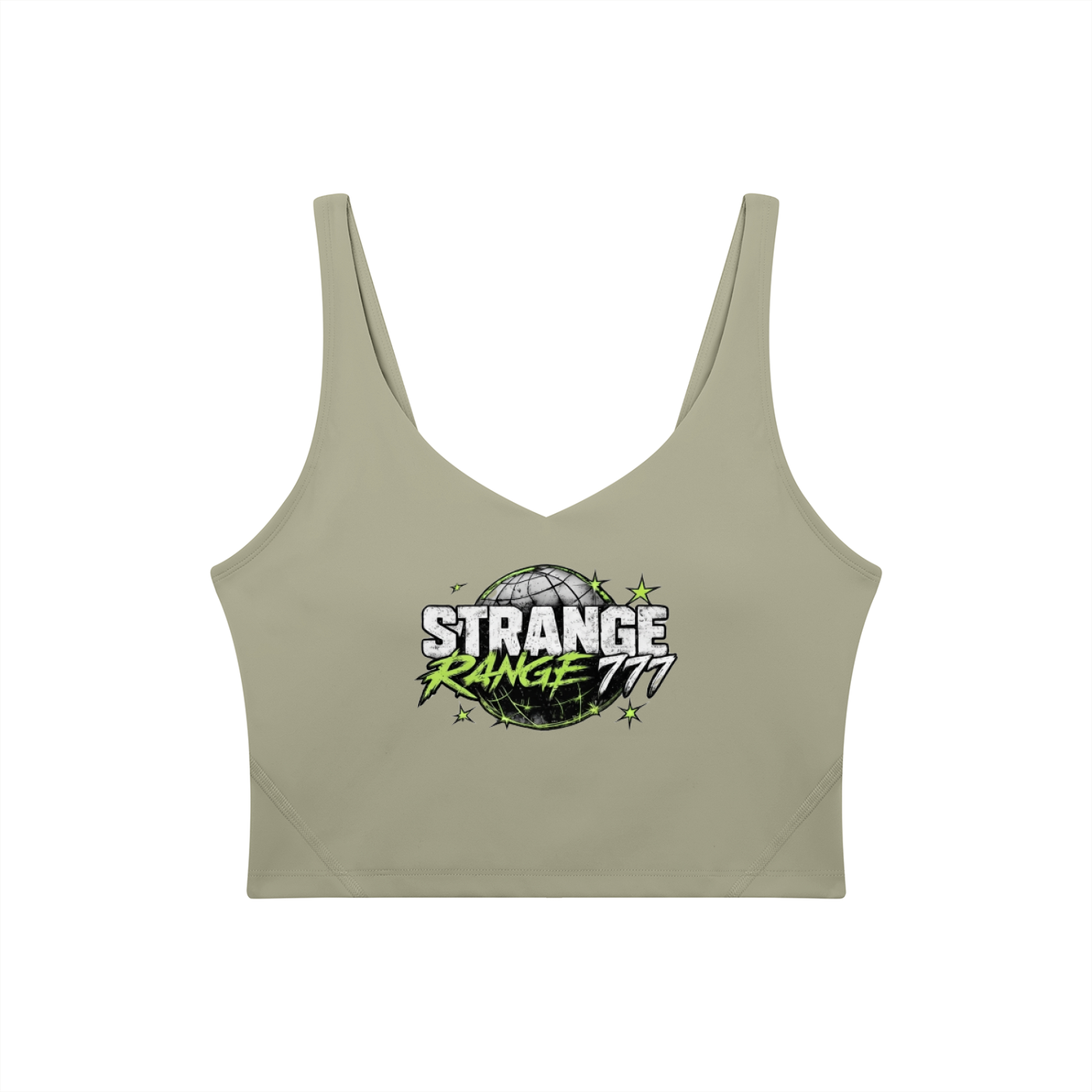 Strange Women's V-Neck Yoga Sports Bra